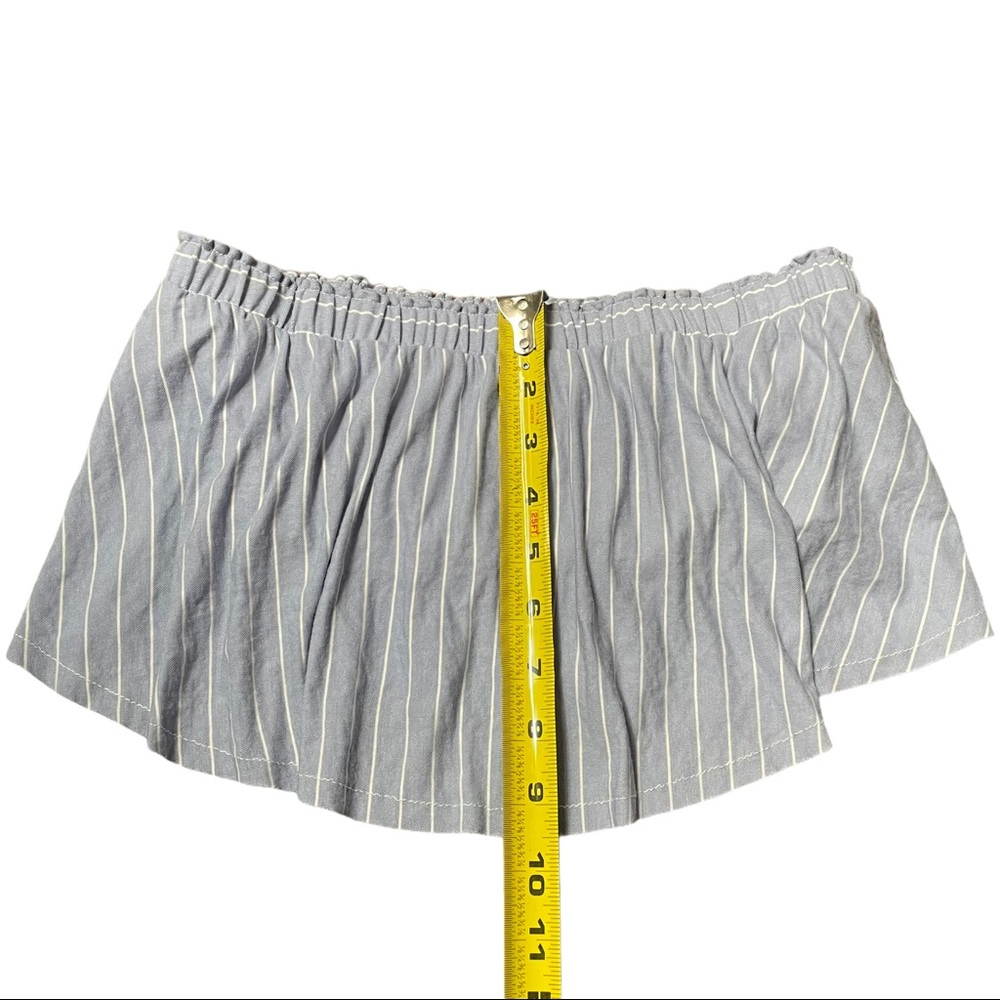 Sage The Label Revolve Wild One Striped Strapless Crop Top - Picture 8 of 10